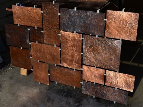 16 gauge copper wall panel for outdoor structure