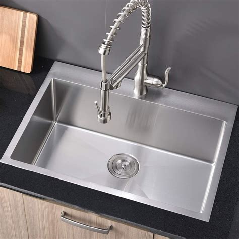 16 gauge stainless kitchen sink
