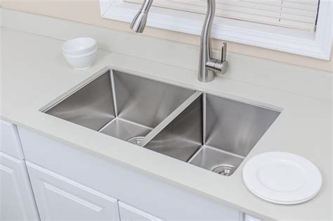 16 gauge stainless steel double undermount sink