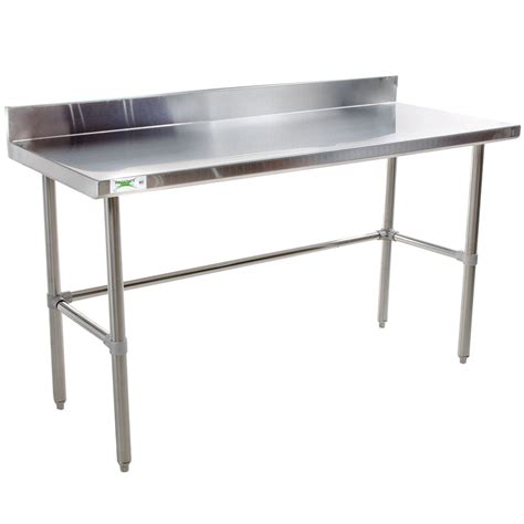 16 gauge stainless steel work table