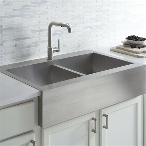 16 gauge top mount double bowl stainless steel kitchen sinks