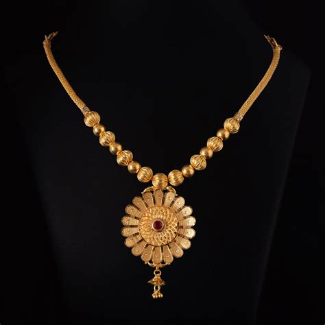 16 gram gold necklace designs with price in grt