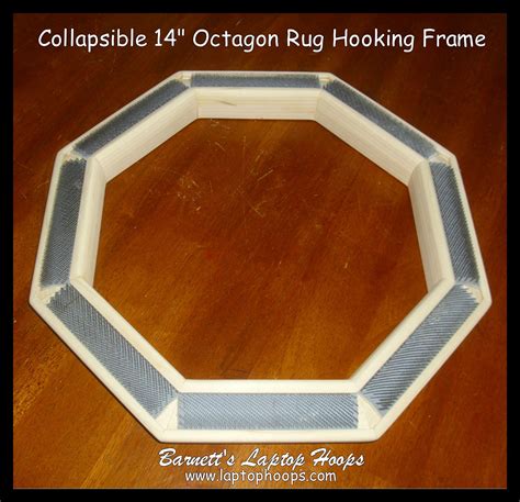 16 in octagon rug hooking frame cover