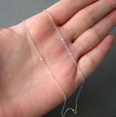 16 in sterling silver chain
