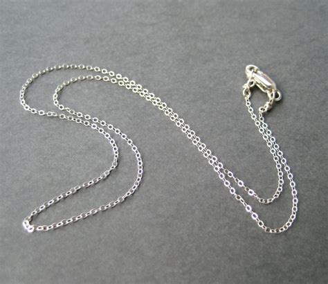 16 in sterling silver chain
