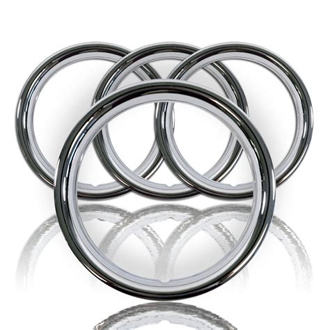 16 inch chrome wheel trim rings uk
