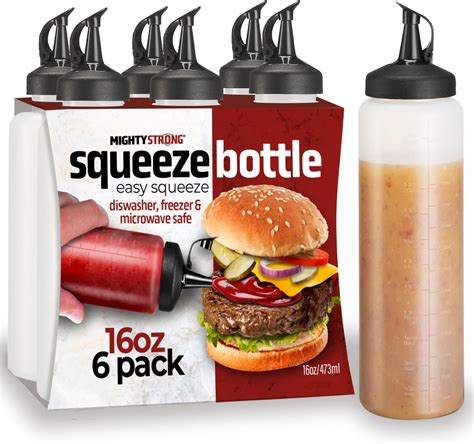 16 Oz Squeeze Bottles