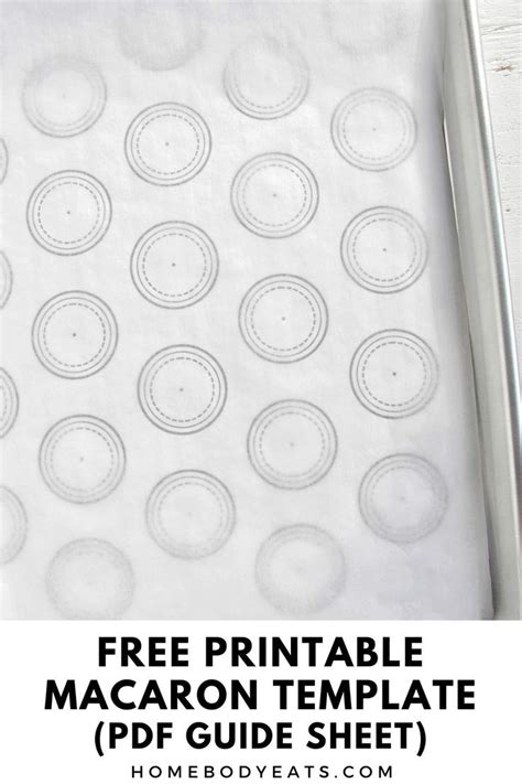 16 X 24 Macaron Printable Template