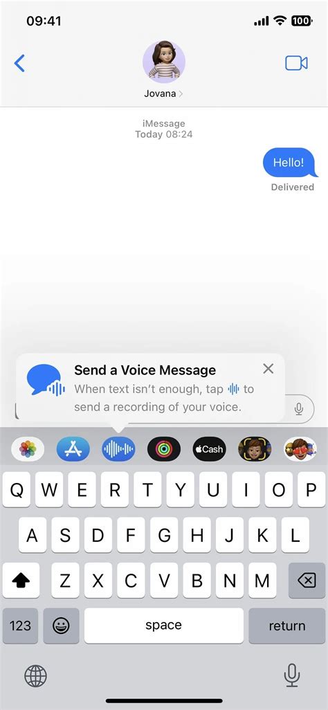 16. New Audio Messages option