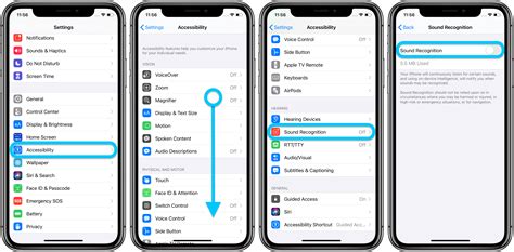 16. Sound Recognition on iPhone running iOS 14