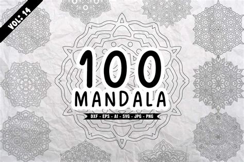Download 164  Mandala Bundle Vol. 14 PSD Cricut SVG Free PSD Mockups