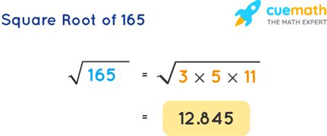 165 Square Root