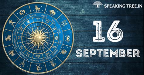 16th September Horoscope