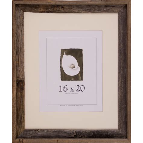 16x20 wood frame with mat