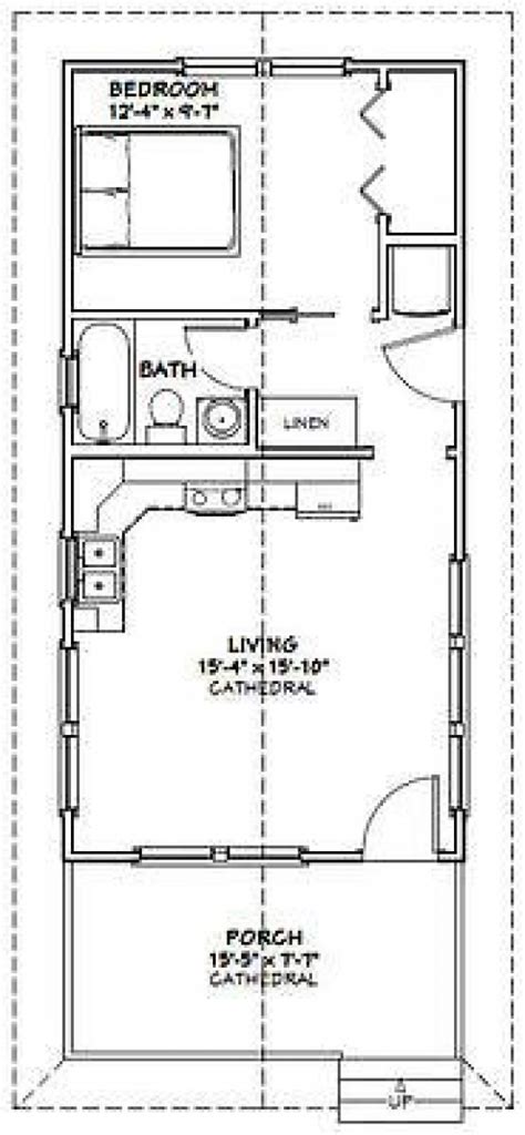 16x32 shed to tiny house floor plans