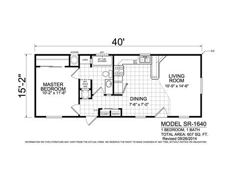 16X40 Mobile Home Floor Plans Express
