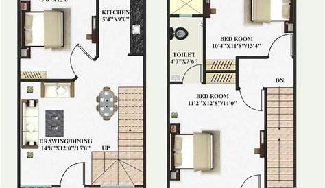 17 X 40 House Plans , Design , Plan Map , 1BHK , 3D View
