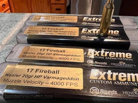 17 Mach Iv Ammo For Sale