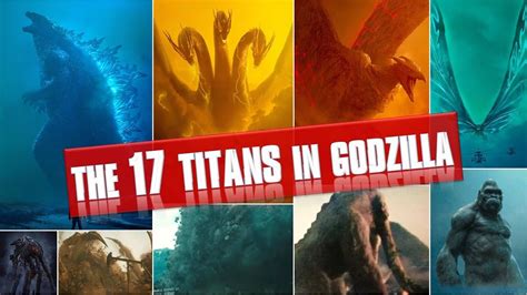 17 titans in godzilla king of the monsters