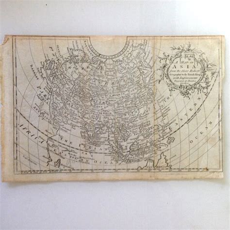 Asia, 1700 Asia map, Old maps, Vintage maps