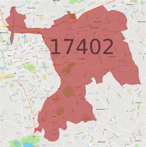 17402 Zip Code Map