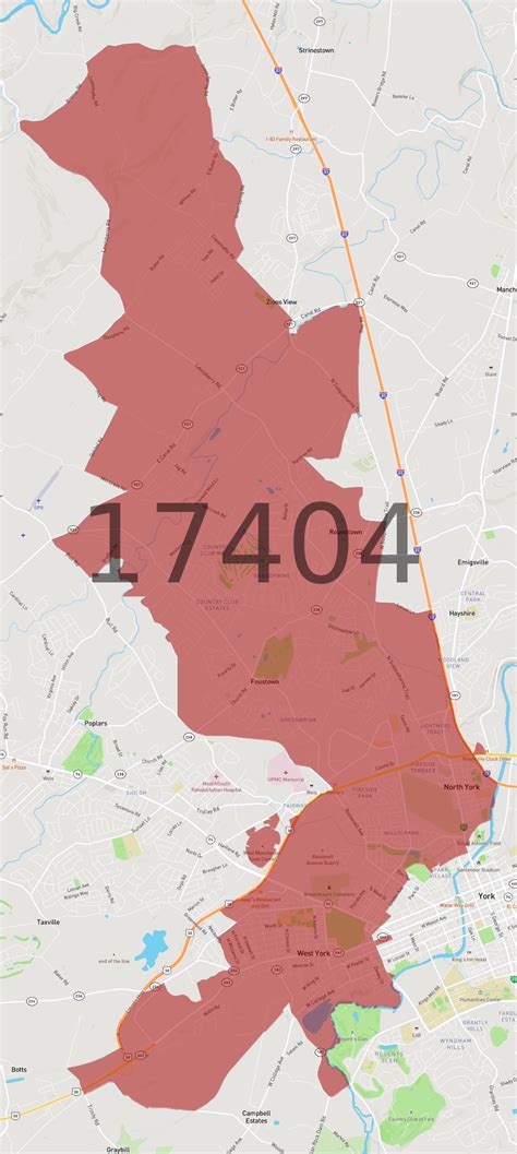 17404 Zip Code Map