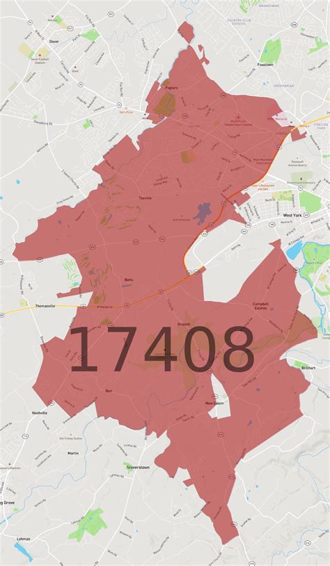 17408 Zip Code Map