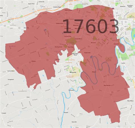 17603 Zip Code Map