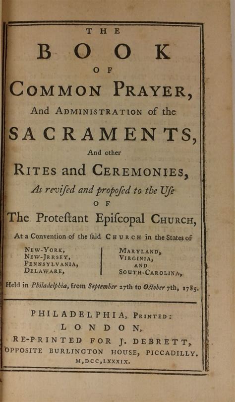 Watch 1789 Book Of Common Prayer More