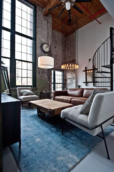 36 Industrial Living Room Design And Decoration Ideas MAGZHOUSE
