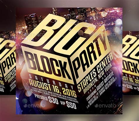 18+ Amazing Block Party Flyer Designs - PSD, AI, InDesign