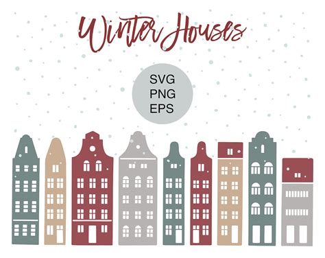 Download 18+ Christmas House Svg
 Background Commercial Use