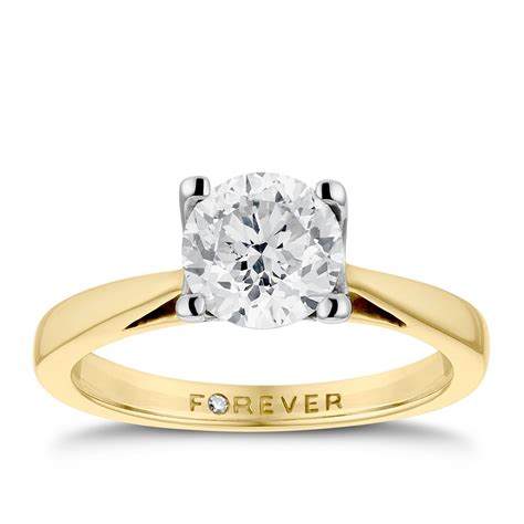 18 carat white gold diamond ring h samuel