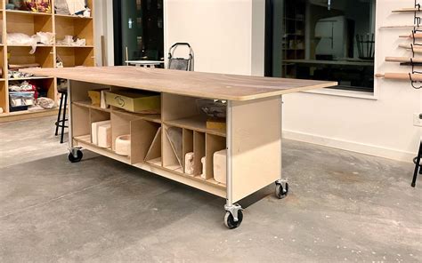 18. Add in a work table to create a multi-purpose space