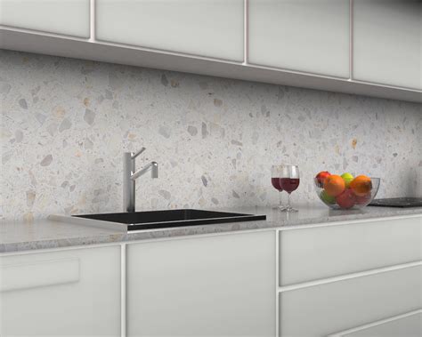 18. Create a splash with terrazzo