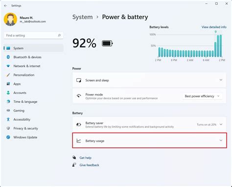 18. Manage Battery settings