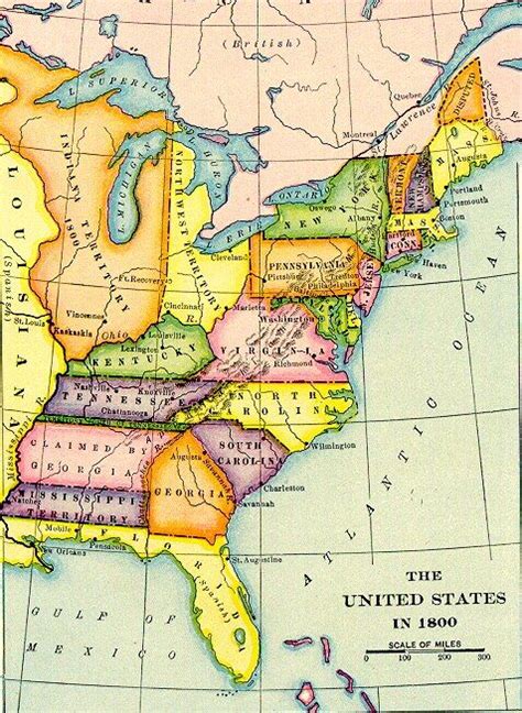 Maps United States Map Early 1800s