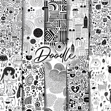 Download 181  Seamless Pattern Design Bundle Images Silhouette DXF Files