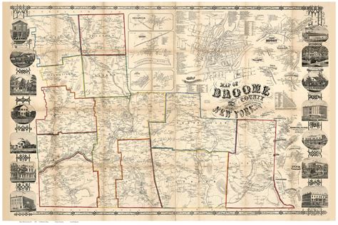 1855 map broome county ny