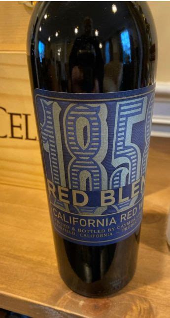 1858 red blend california red wine