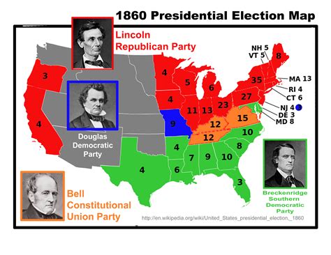 1860 presidential election results