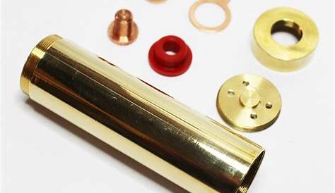 18650 Battery Tube Promoted Style Gold Brass Extension For