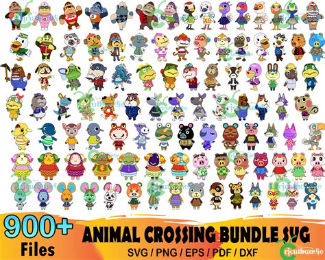 Download 187  Animal Crossing Bundle PSD Cricut SVG Free PSD Mockups