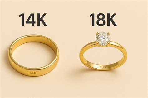 18k Gold Engagement Ring Comparison Table