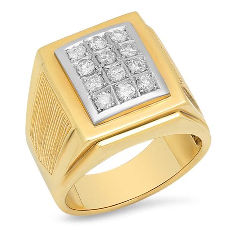 18k Gold Ring Men?s Is Made of Pure Gold