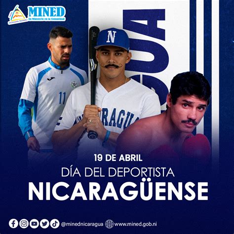 19 de abril dia del deportista nicaraguense