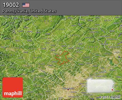 19002 zip code map