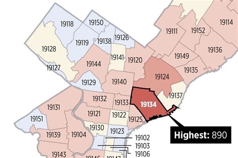 19019 Zip Code Map