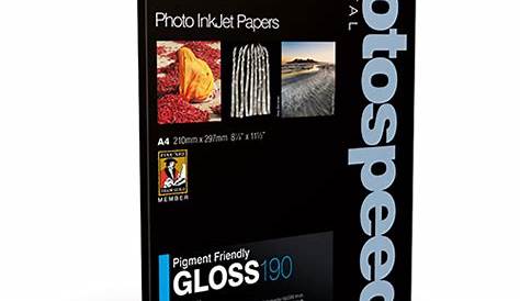 190gsm Glossy Luster Resin Coated Photo Paper 2 Inch / 3