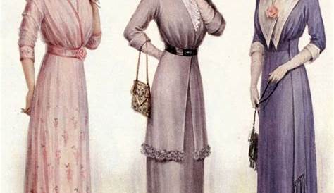 Vintage Edwardian Easter fashions for “Stout” Women.